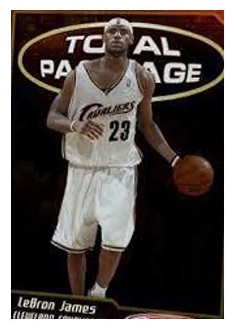 2004 Topps Total Package Lebron James #TP3 card