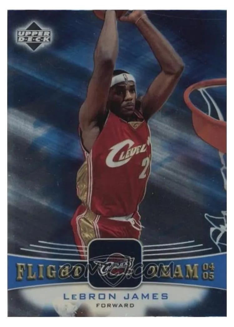 2004 Upper Deck Flight Team Lebron James #FT45 card