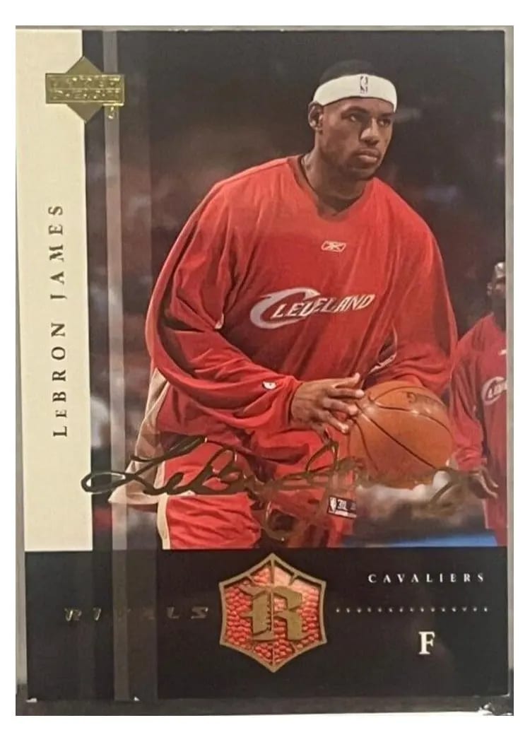 2004 Upper Deck Rivals LeBron James #2 card