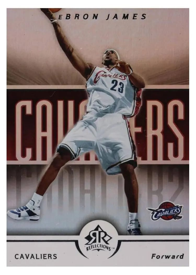2005 Upper Deck Reflections LeBron James #16 card