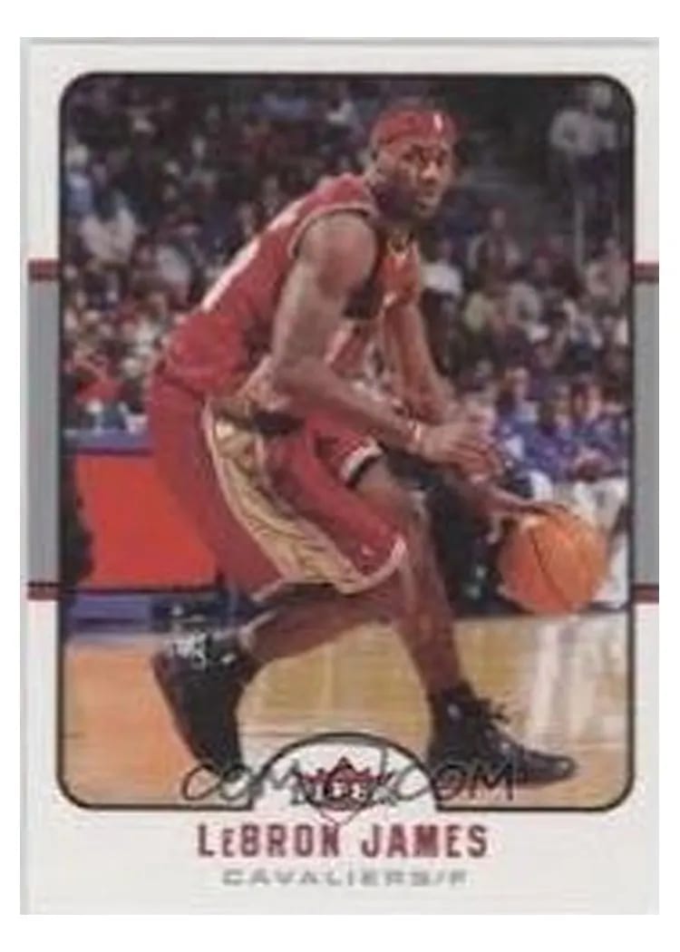2006 Fleer Lebron James #32 card