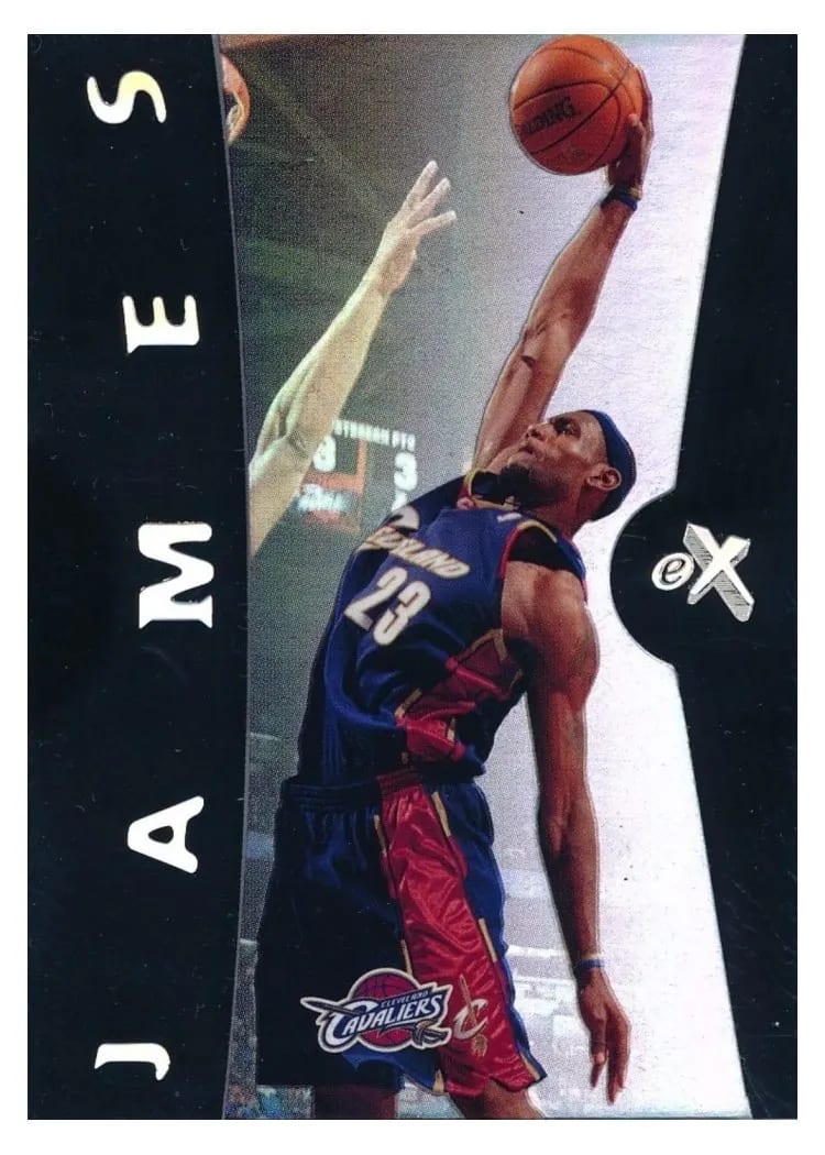2006 Fleer E-X LeBron James card