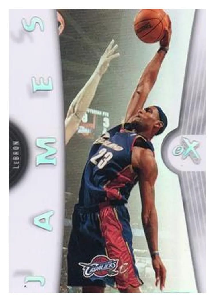 2006 Fleer E-X LeBron James #6 card