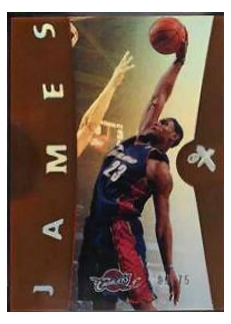 2006 Fleer E-X LeBron James #6 card