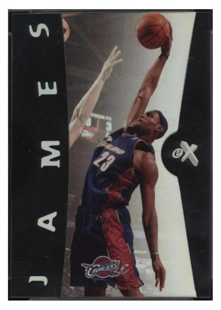 2006 Fleer E-X LeBron James #6 card