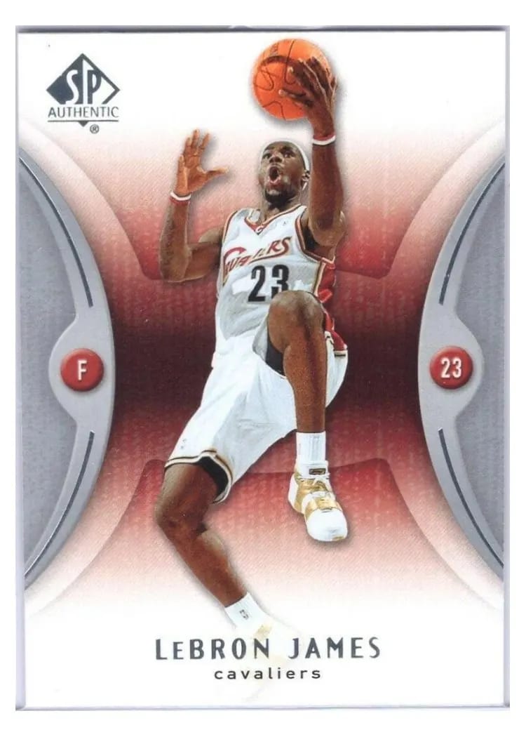 2006 SP Authentic LeBron James #13 card
