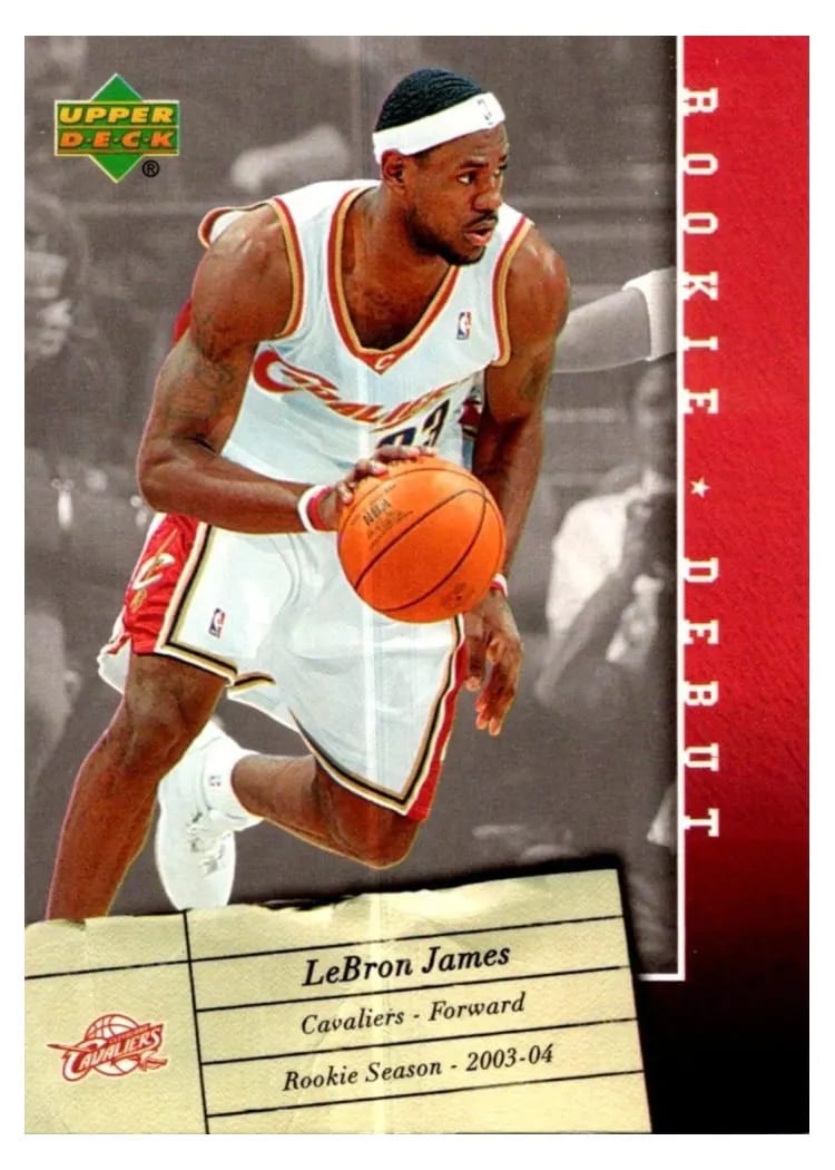 2006 Upper Deck Rookie Debut Lebron James #15 card