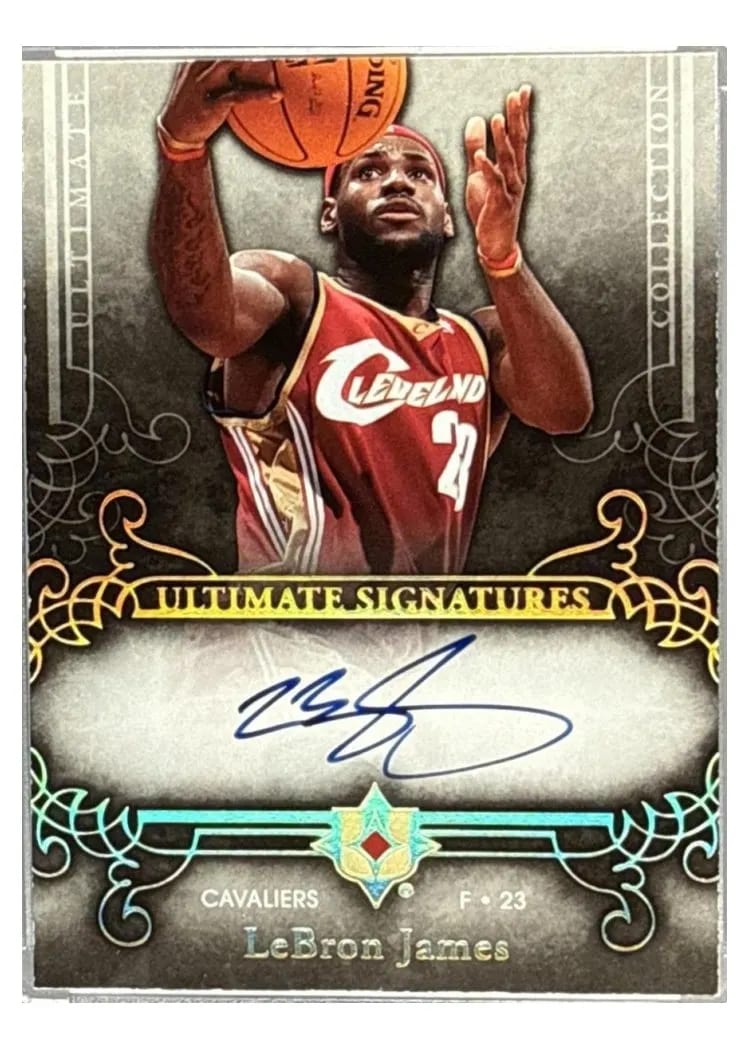 2006 Upper Deck Ultimate Collection Signatures LeBron James #US-LJ card