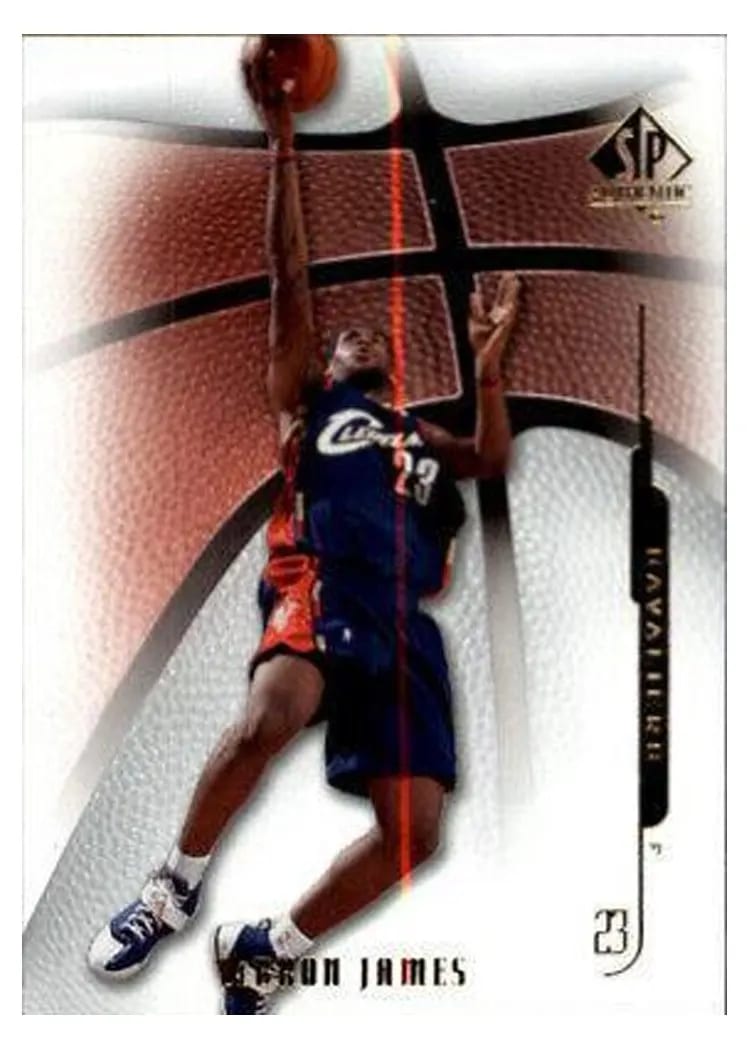 2008 SP Authentic LeBron James #58 card