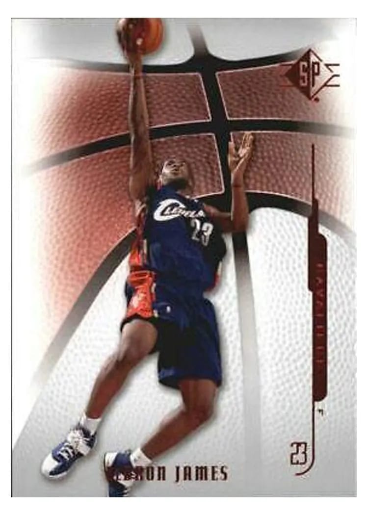 2008 SP Authentic LeBron James Retail #58 card