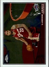 2009 Topps Chrome LeBron James #16 card