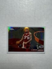 2009 Topps Chrome LeBron James Refractor #16 card