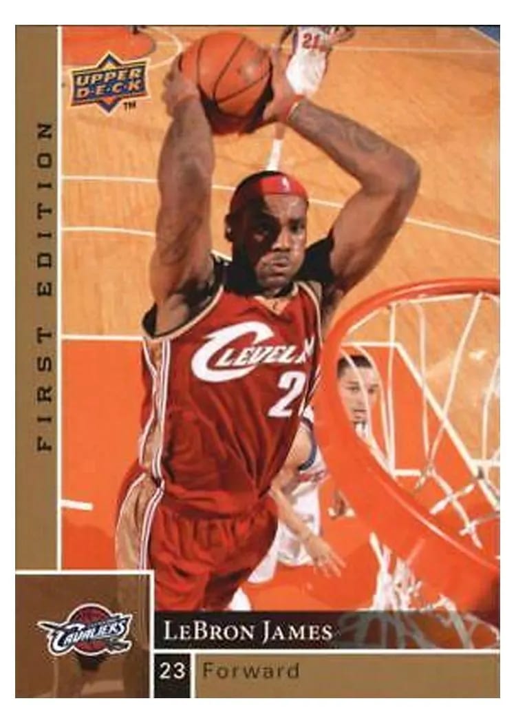 2009 Upper Deck First Edition LeBron James #24 card