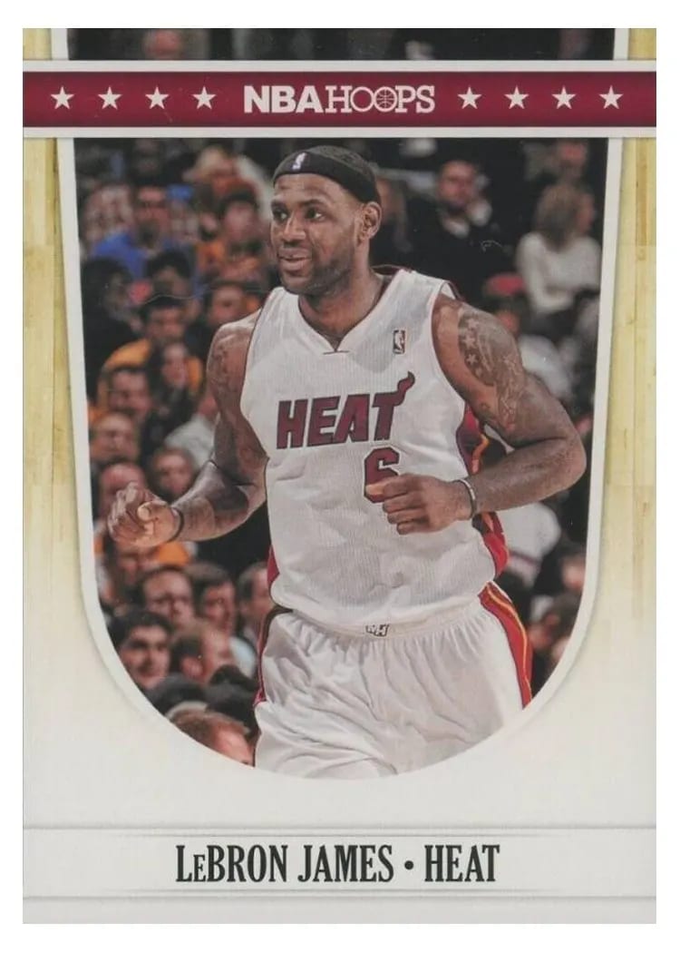 2011 Panini Hoops Lebron James #272 card