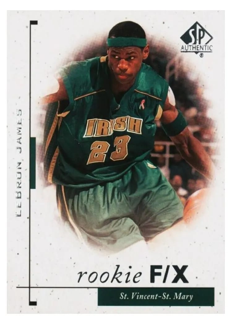2011 SP Authentic LeBron James #51 card