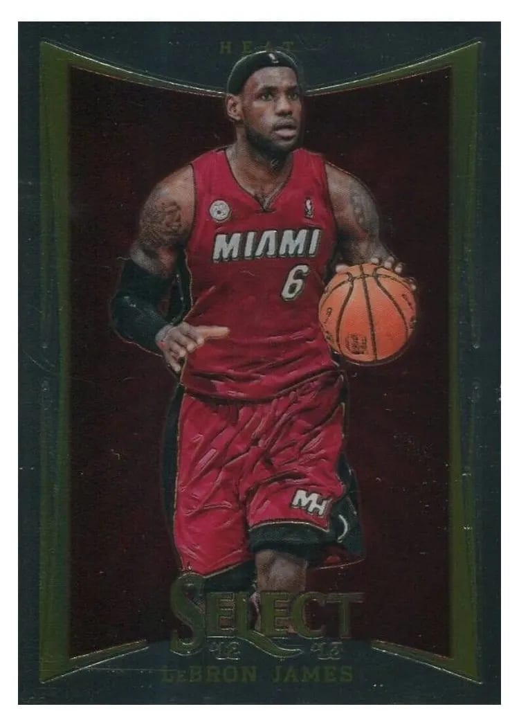 2012 Panini Select LeBron James #66 card