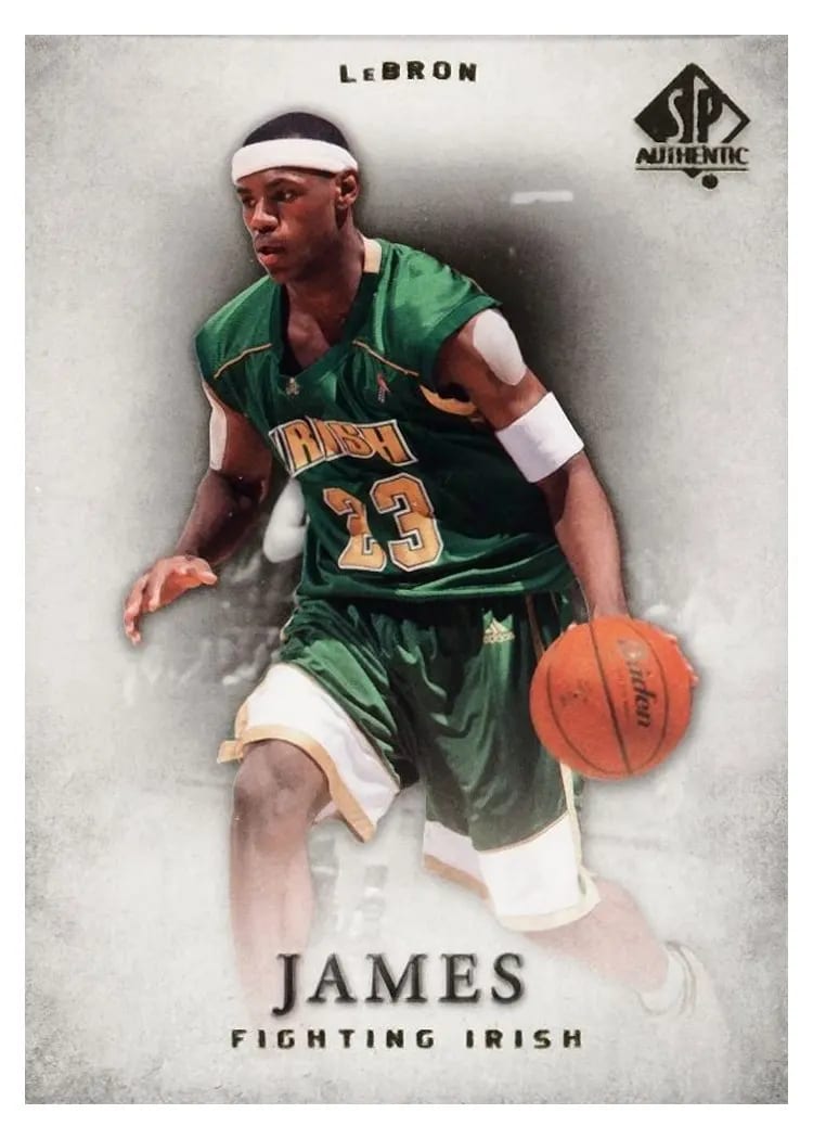 2012 SP Authentic LeBron James #17 card