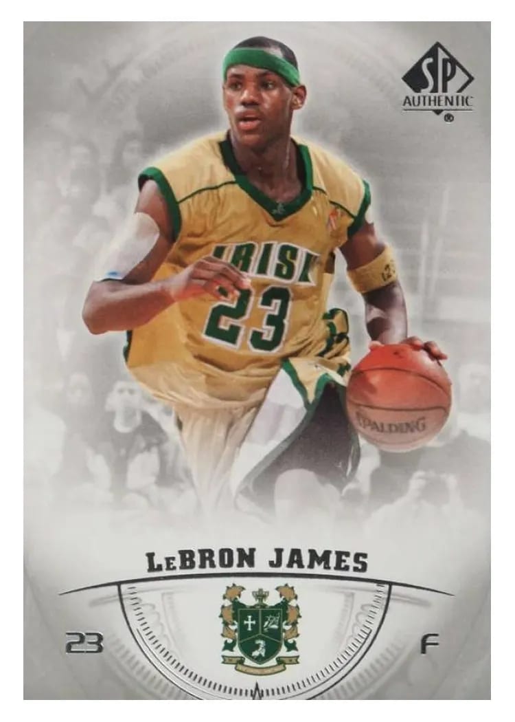 2013 SP Authentic LeBron James #14 card