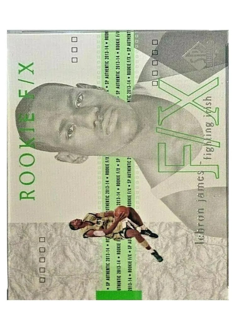 2013 SP Authentic LeBron James #71 card