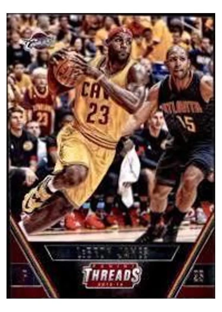 2015 Panini Threads Lebron James #43 card