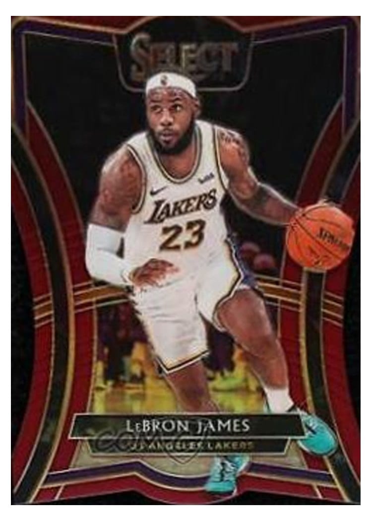 2019-20 Panini Select Base Set LeBron James #173 card