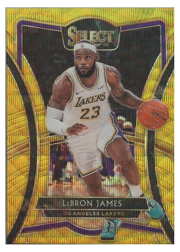 2019-20 Panini Select Base Set LeBron James #173 card