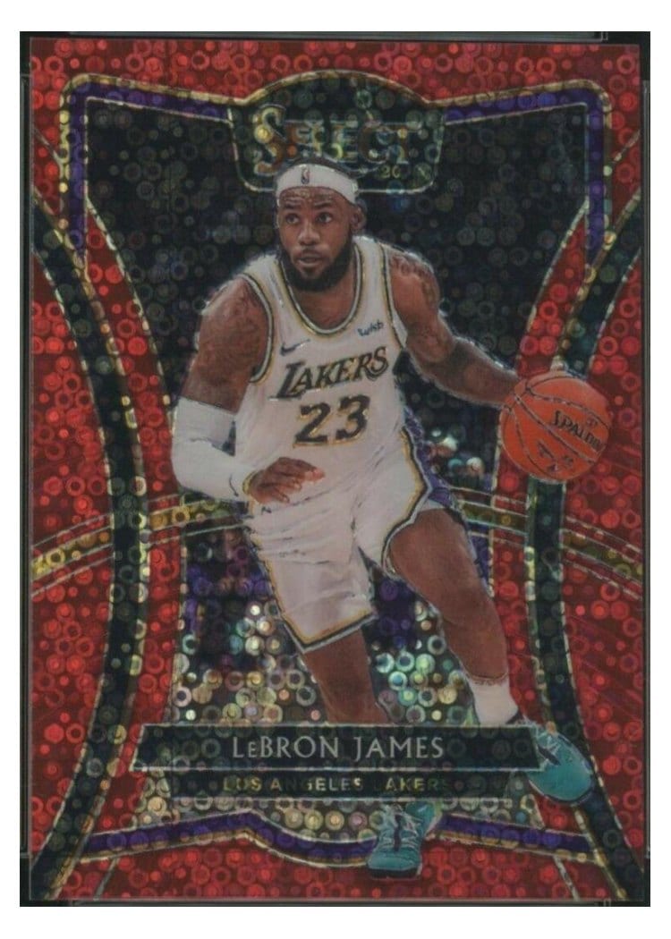 2019-20 Panini Select Base Set LeBron James #173 card