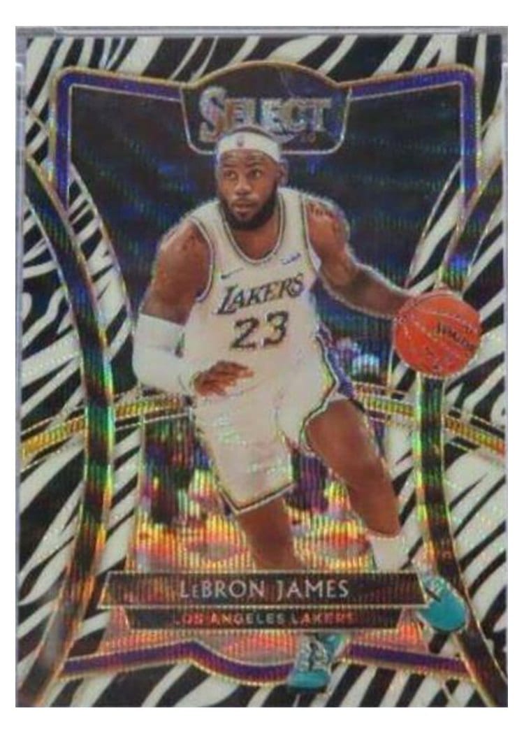 2019-20 Panini Select Base Set LeBron James #173 card