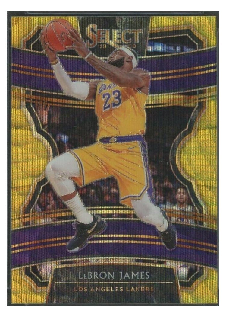 2019-20 Panini Select Base Set LeBron James #47 card