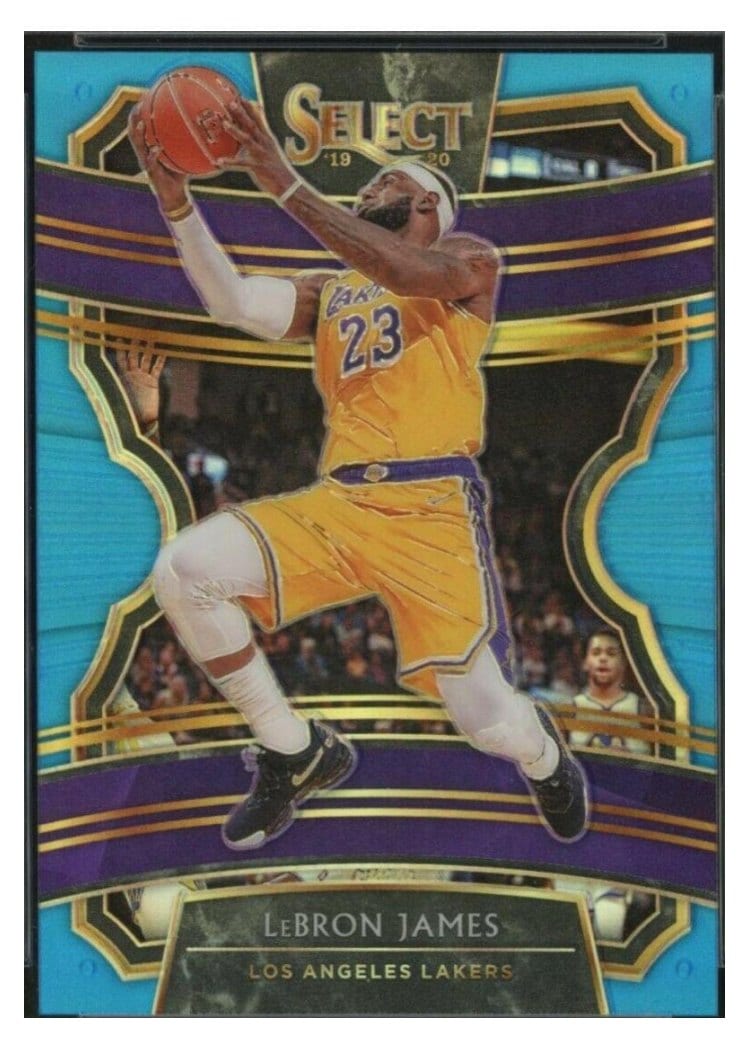 2019-20 Panini Select Base Set LeBron James #47 card