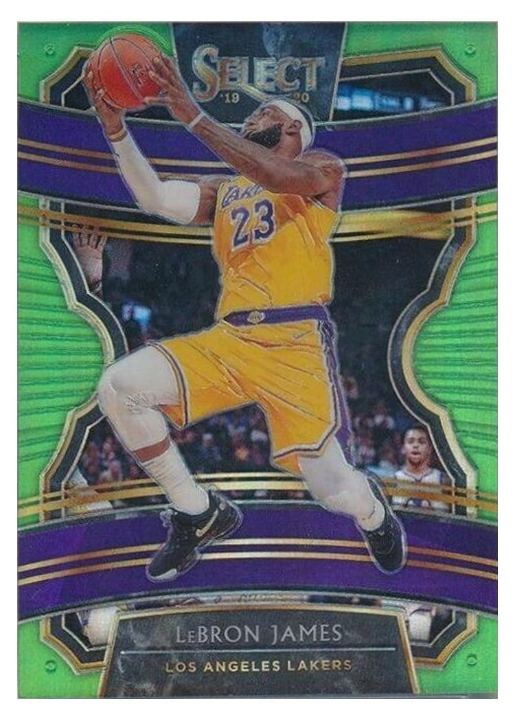 2019-20 Panini Select Base Set LeBron James #47 card