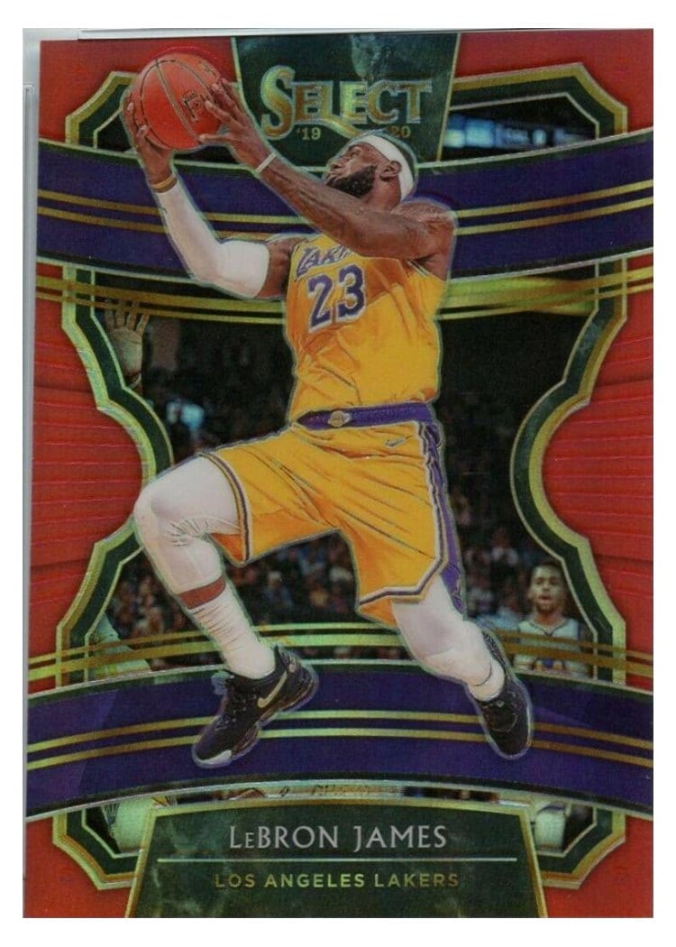 2019-20 Panini Select Base Set LeBron James #47 card