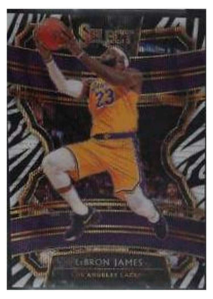2019-20 Panini Select Base Set LeBron James #47 card
