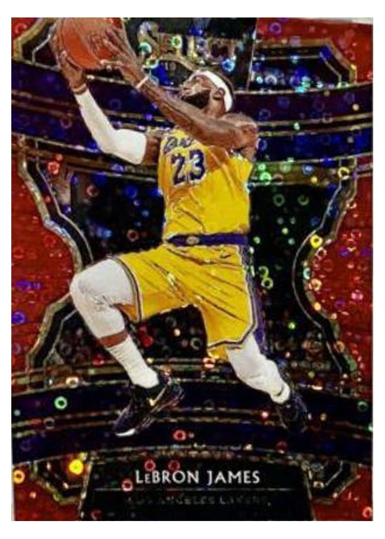 2019-20 Panini Select Base Set LeBron James #47 card