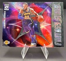 2019 Panini Donruss Optic Fantasy Stars LeBron James #14 card