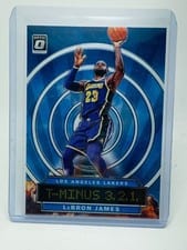2019 Panini Donruss Optic T-Minus 3,2,1 LeBron James #9 card