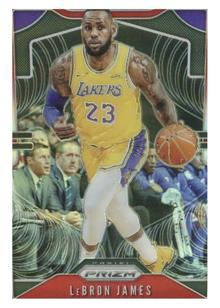 2019 Panini Prizm LeBron James #129 card