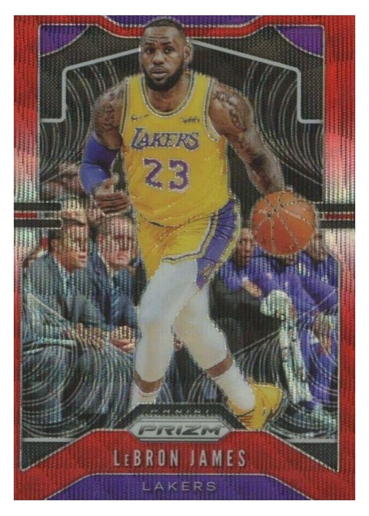 2019 Panini Prizm LeBron James #129 card