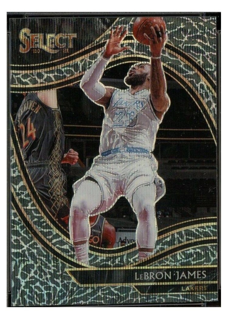 2020-21 Panini Select Base Set LeBron James #223 card