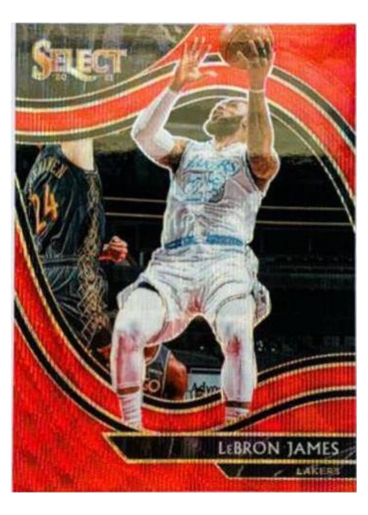 2020-21 Panini Select Base Set LeBron James #223 card