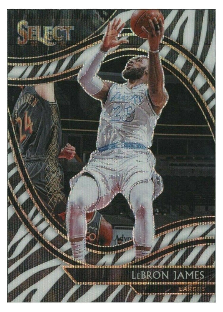 2020-21 Panini Select Base Set LeBron James #223 card