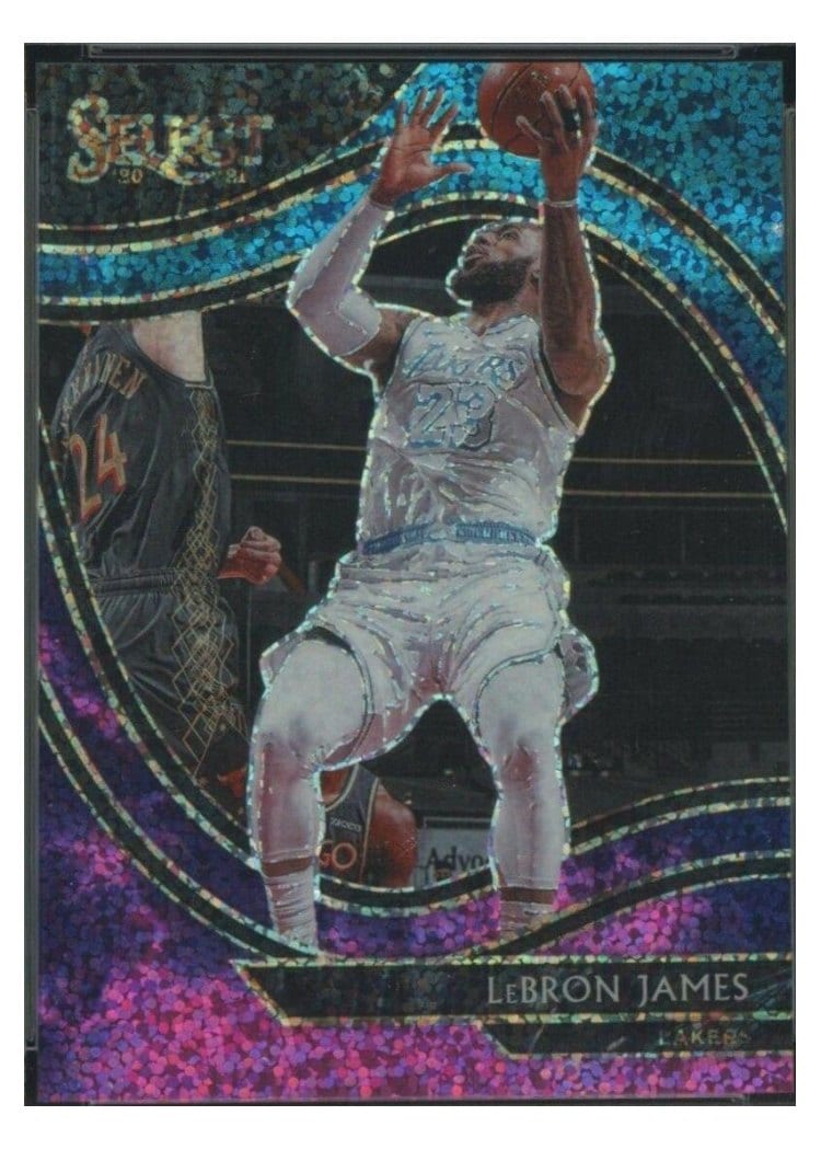 2020-21 Panini Select Base Set LeBron James #223 card