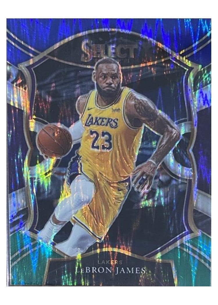 2020-21 Panini Select Base Set LeBron James #23 card