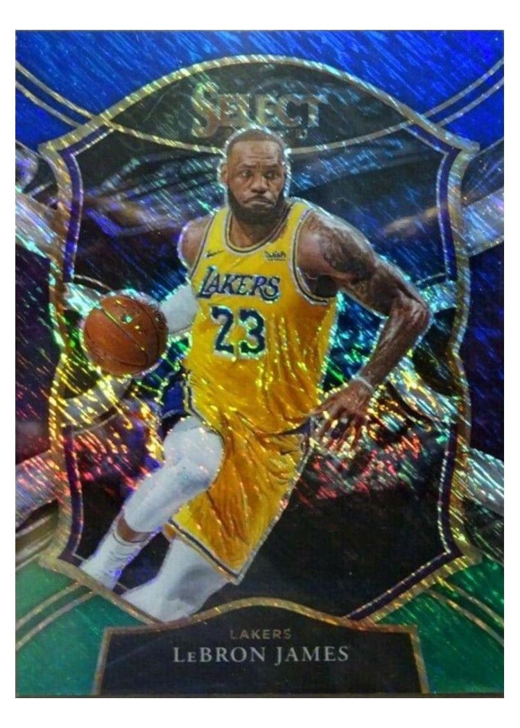 2020-21 Panini Select Base Set LeBron James #23 card