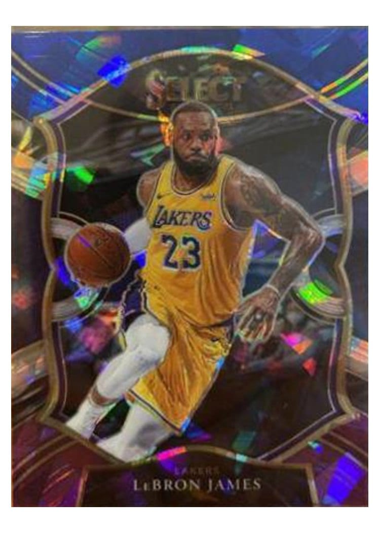 2020-21 Panini Select Base Set LeBron James #23 card