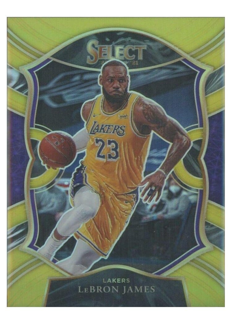 2020-21 Panini Select Base Set LeBron James #23 card
