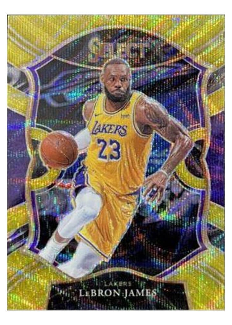 2020-21 Panini Select Base Set LeBron James #23 card