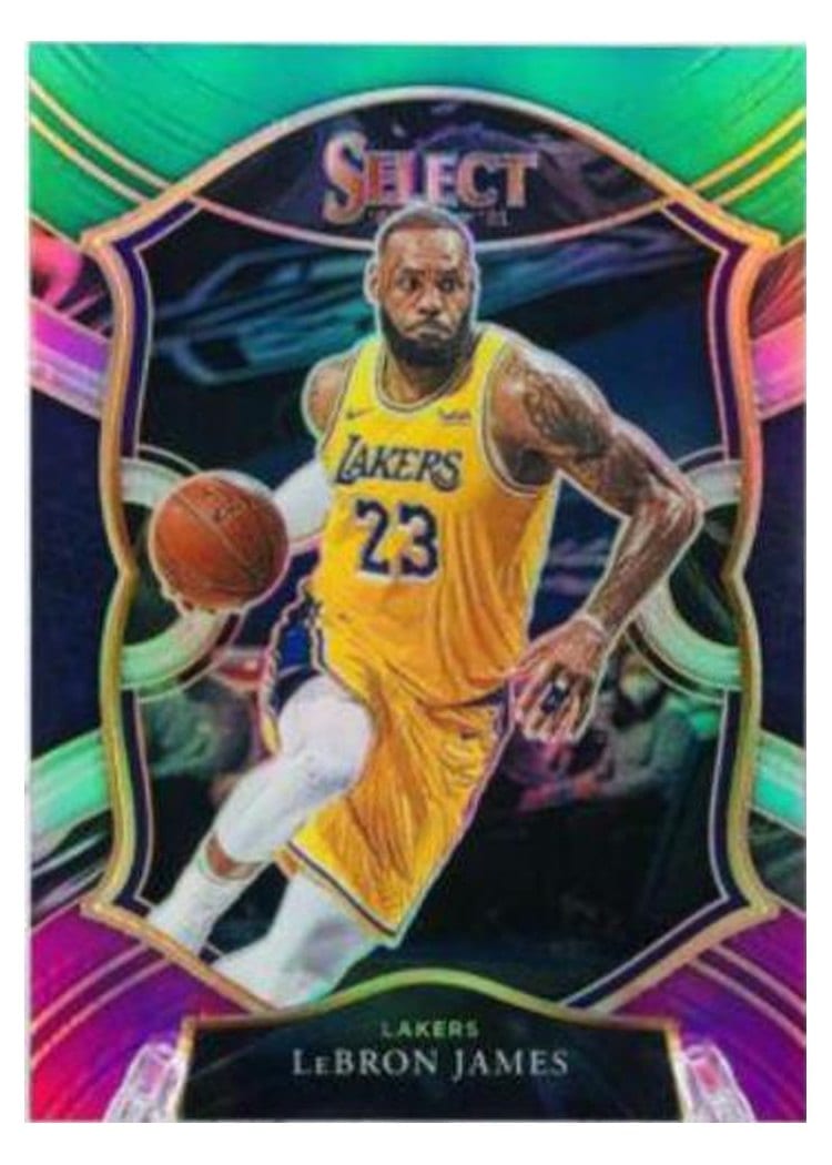 2020-21 Panini Select Base Set LeBron James #23 card
