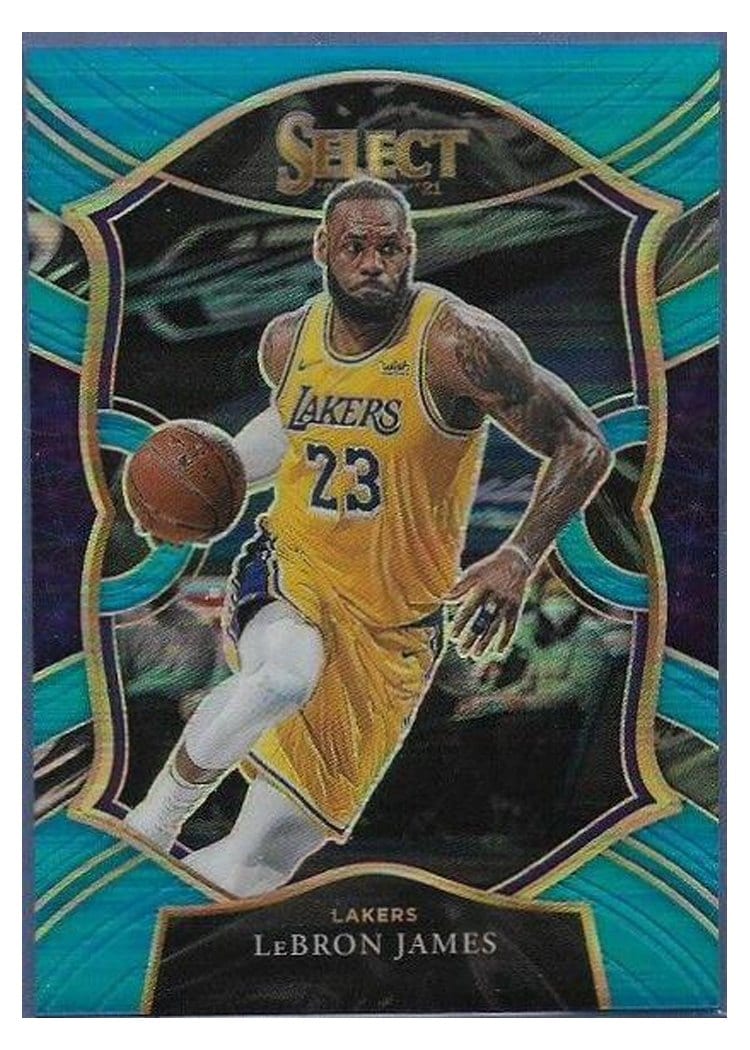 2020-21 Panini Select Base Set LeBron James #23 card