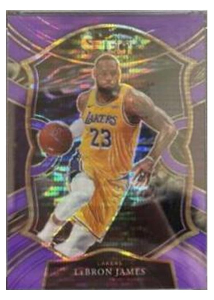 2020-21 Panini Select Base Set LeBron James #23 card